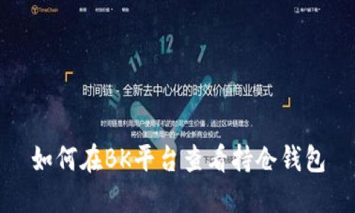 如何在BK平台查看持仓钱包
